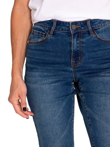 JEANS ALGODÓN MUJER CAT AZUL DENIM TRIBLEND MID-RISE SKINNY - 5