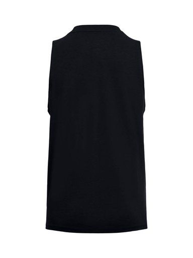 POLERA SIN MANGASS LIFESTYLE  MUJER RIVAL MUSCLE NEGRO UA - 2