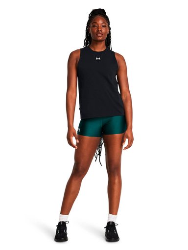 POLERA SIN MANGASS LIFESTYLE  MUJER RIVAL MUSCLE NEGRO UA - 6