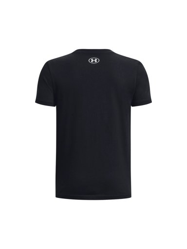 POLERA MANGA CORTA ALGODÓN NIÑO UNDER ARMOUR NEGRO FÚTBOL UA - 2