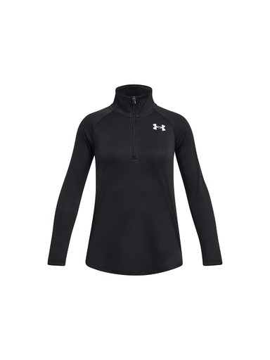 POLERÓN NIÑA UNDER ARMOUR NEGRO HALF ZIP UA TECH - 1