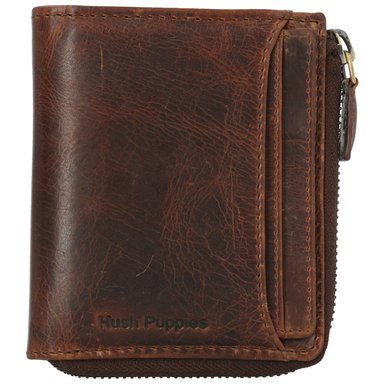 BILLETERA CUERO HOMBRE ST ETHAN ZIP CAFÉ HUSH PUPPIES - 1