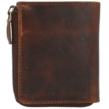 BILLETERA CUERO HOMBRE ST ETHAN ZIP CAFÉ HUSH PUPPIES - 2
