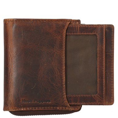 BILLETERA CUERO HOMBRE ST ETHAN ZIP CAFÉ HUSH PUPPIES - 3