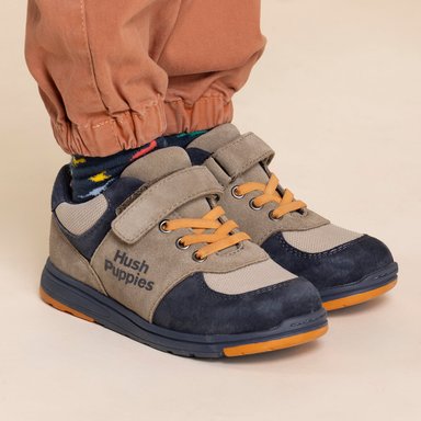 ZAPATILLA CUERO NIÑO NEW ARTIS CAFÉ HUSH PUPPIES KIDS - 2
