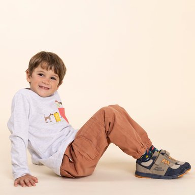 ZAPATILLA CUERO NIÑO NEW ARTIS CAFÉ HUSH PUPPIES KIDS - 4