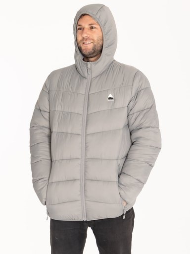 PARKA HOMBRE BURTON MPK002 NYLON GRIS IMPERMEABLE - 5