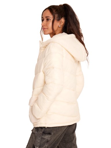 PARKA IMPERMEABLE MUJER CREMA - 4