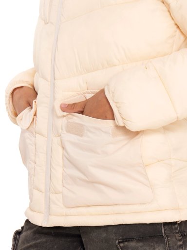 PARKA IMPERMEABLE MUJER CREMA - 5