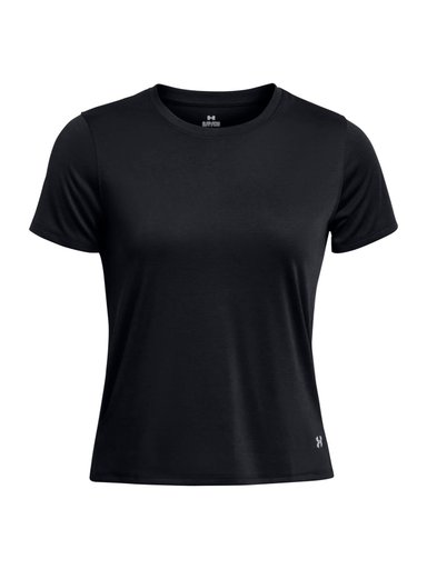 POLERA MANGA CORTA RUNNING PARA MUJER LAUNCH NEGRO 
UA - 1