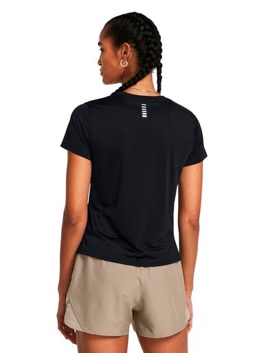 POLERA MANGA CORTA RUNNING PARA MUJER LAUNCH NEGRO 
UA - 5
