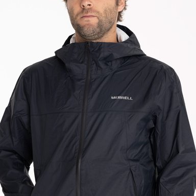 IMPERMEABLE HOMBRE MERRELL NEGRO FALLON RAIN SHELL - 6