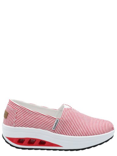 ALPARGATAS MUJER AZALEIA TEXTIL ANGELO ROJO - 2