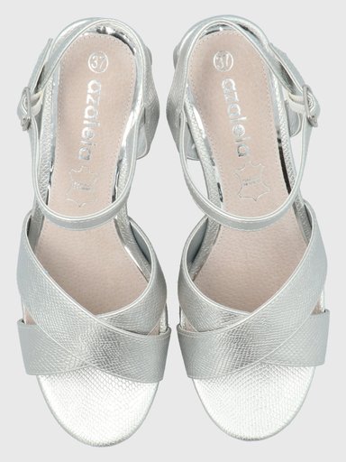 SANDALIAS MUJER AZALEIA PLATEADO CRISTIANA - 7
