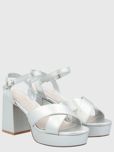SANDALIAS MUJER AZALEIA PLATEADO CRISTIANA - 8