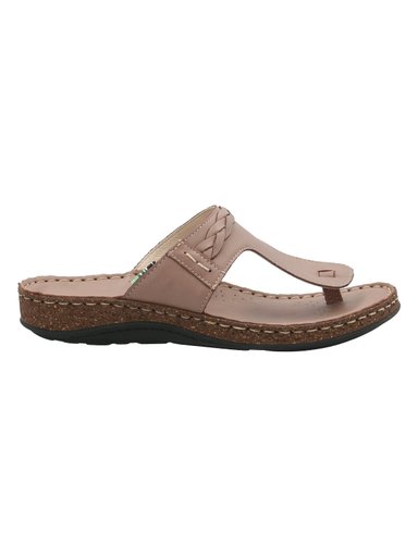SANDALIAS MUJER ROCKFORD CUERO CAFÉ ABELIA - 1