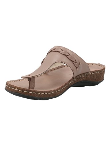SANDALIAS MUJER ROCKFORD CUERO CAFÉ ABELIA - 4
