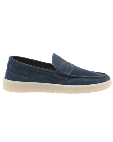 MOCASINES HOMBRE ROCKFORD CUERO AZUL GALVANO - 1