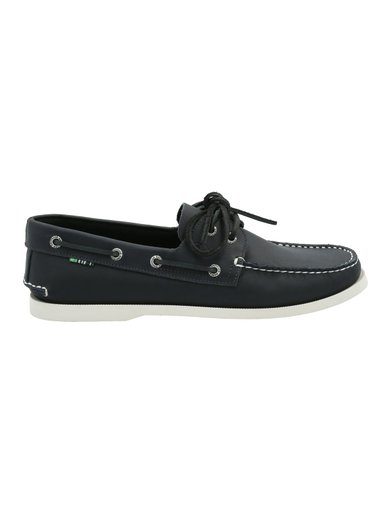 MOCASINES HOMBRE ROCKFORD CUERO AZUL BOAT - 1