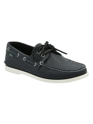 MOCASINES HOMBRE ROCKFORD CUERO AZUL BOAT - 2