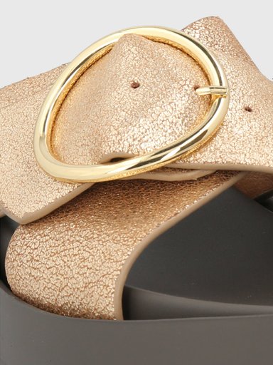 SANDALIA CUERO DORADO MUJER GISE HUSH PUPPIES - 7