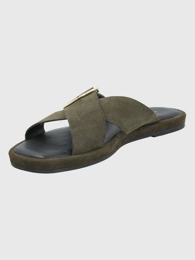 SANDALIAS MUJER HUSH-PUPPIES CUERO VERDE BERNARD - 4