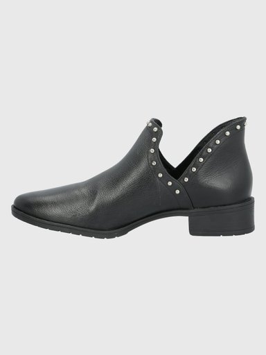 BOTÍN MUJER HUSH PUPPIES CUERO NEGRO LECCIA CASUAL - 5