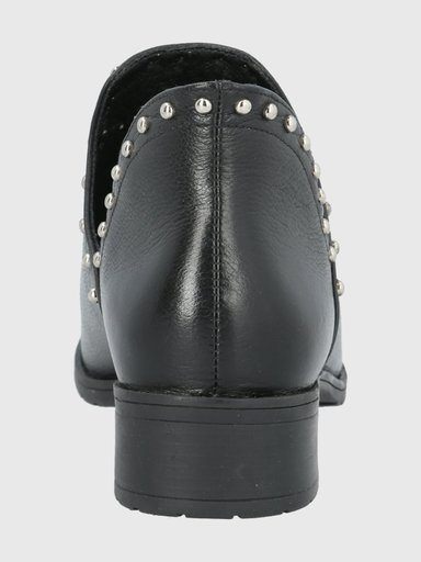 BOTÍN MUJER HUSH PUPPIES CUERO NEGRO LECCIA CASUAL - 6