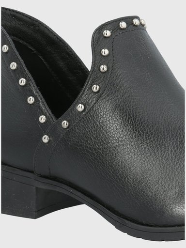 BOTÍN MUJER HUSH PUPPIES CUERO NEGRO LECCIA CASUAL - 7