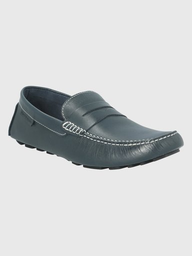 MOCASINES HOMBRE HUSH-PUPPIES CUERO AZUL OSCURO LOTUS - 1