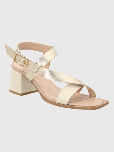 SANDALIA CUERO DORADO MUJER CATERINA HUSH PUPPIES - 1