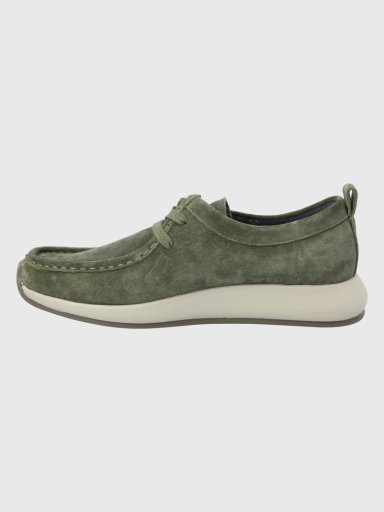 ZAPATO CUERO VERDE MILITAR HOMBRE ICON HUSH PUPPIES - 5