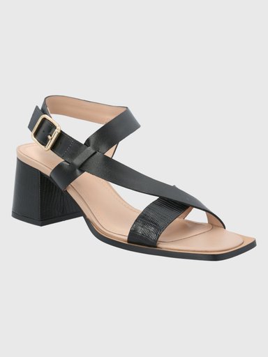 SANDALIAS MUJER HUSH-PUPPIES CUERO CATERINA NEGRO - 1