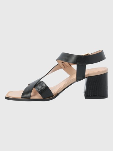 SANDALIAS MUJER HUSH-PUPPIES CUERO CATERINA NEGRO - 5