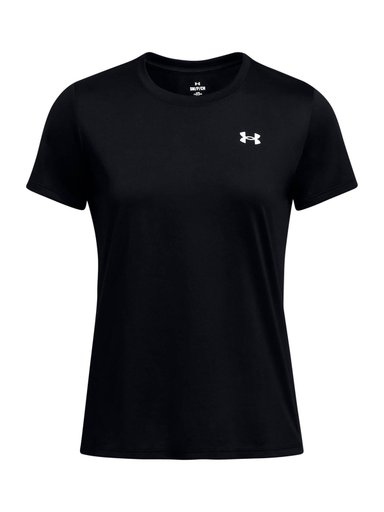 POLERA MANGA CORTA TRAINING PARA MUJER TECH NEGRO UA - 1