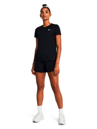 POLERA MANGA CORTA TRAINING PARA MUJER TECH NEGRO UA - 6