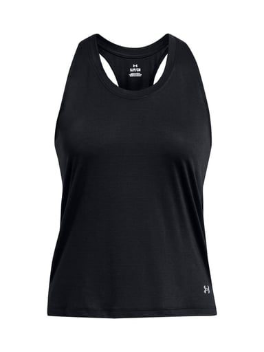 POLERA SIN MANGAS RUNNING PARA MUJER LAUNCH NEGRO UA - 1