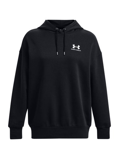 POLERON LIFESTYLE PARA MUJER ICON FLEECE NEGRO UA - 1