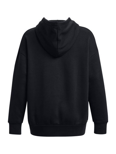 POLERON LIFESTYLE PARA MUJER ICON FLEECE NEGRO UA - 2