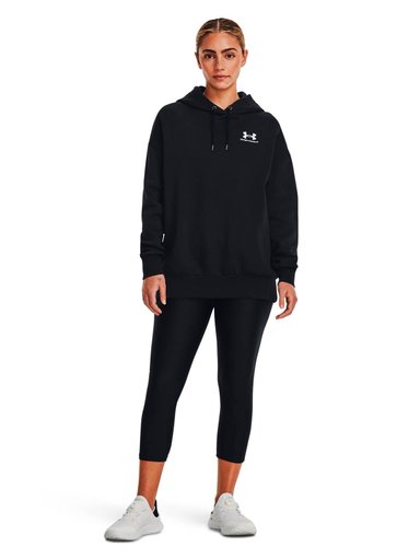 POLERON LIFESTYLE PARA MUJER ICON FLEECE NEGRO UA - 6