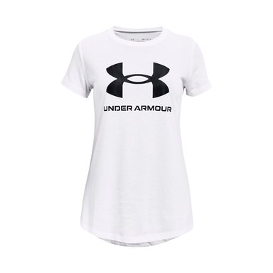 POLERA MANGA CORTA NIÑA UNDER ARMOUR BLANCO UA - 1