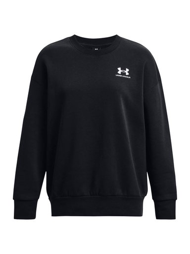 BUZO LIFESTYLE PARA MUJER ICON FLEECE NEGRO UA - 1