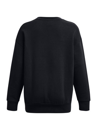 BUZO LIFESTYLE PARA MUJER ICON FLEECE NEGRO UA - 2