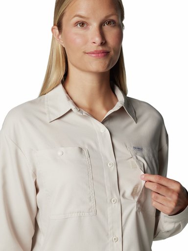 POLAR MUJER SILVER RIDGE UTILITY BEIGE COLUMBIA - 4