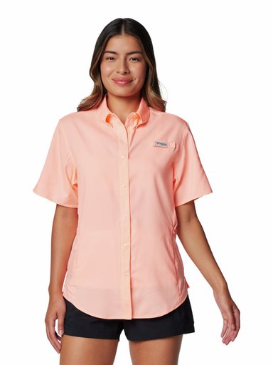 BLUSA MANGA LARGA MUJER TAMIAMI II ROSADO COLUMBIA - 1