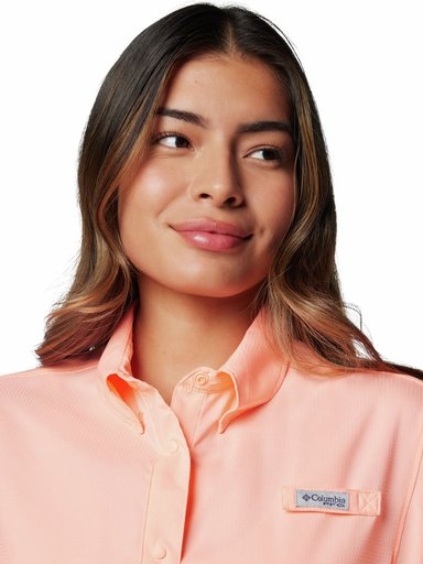 BLUSA MANGA LARGA MUJER TAMIAMI II ROSADO COLUMBIA - 4