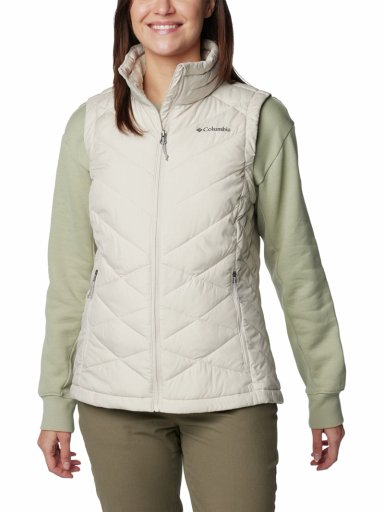PARKA SIN MANGAS MUJER HEAVENLY II VEST BEIGE COLUMBIA - 1