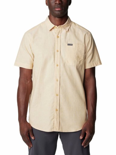 CAMISA HOMBRE RAPID RIVERS NOVELTY AMARILLO COLUMBIA - 1