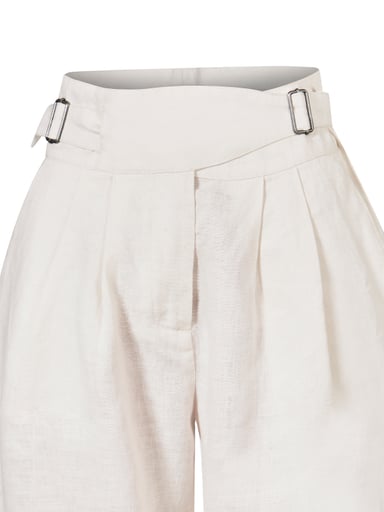 PANTALÓN LINO MUJER ROCKFORD BEIGE AVA ORGÁNICO - 4