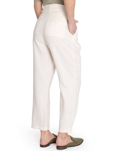 PANTALÓN LINO MUJER ROCKFORD BEIGE AVA ORGÁNICO - 7